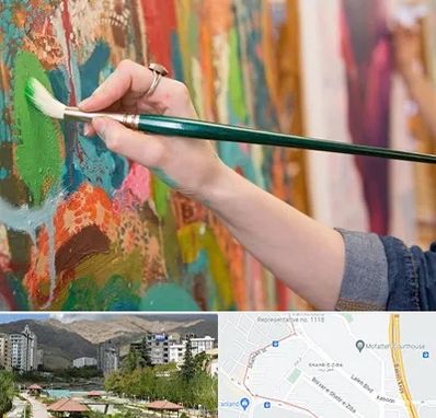 استاد نقاشی در شهر زیبا 