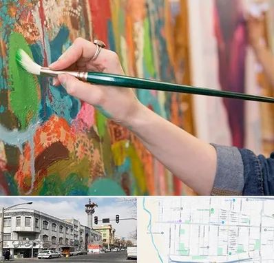 استاد نقاشی در 17شهریور