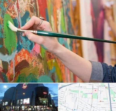 استاد نقاشی در بلوار اباذر