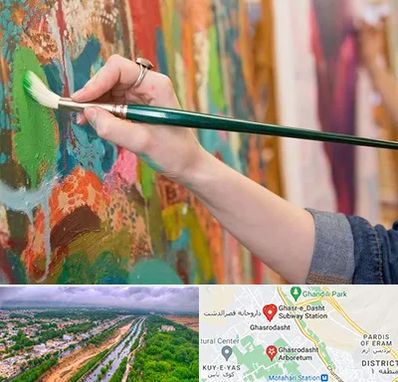 استاد نقاشی در قصرالدشت شیراز 