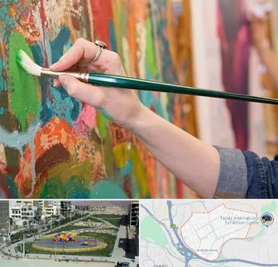 استاد نقاشی در مرزداران تبریز