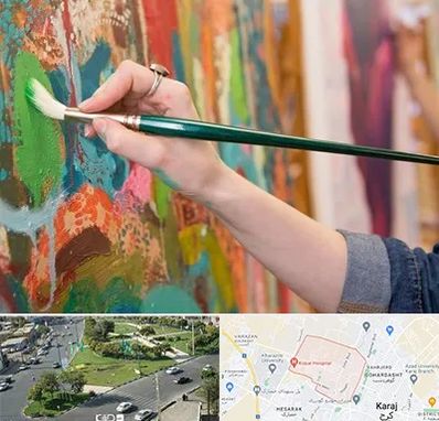 استاد نقاشی در شاهین ویلا کرج 