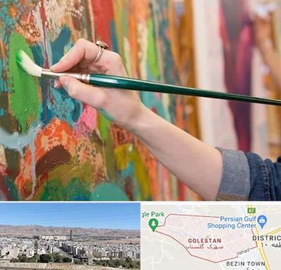 استاد نقاشی در شهرک گلستان شیراز 