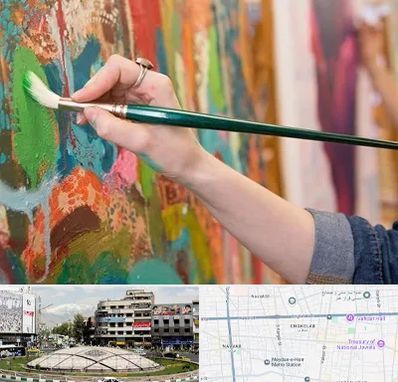 استاد نقاشی در مرکز تهران