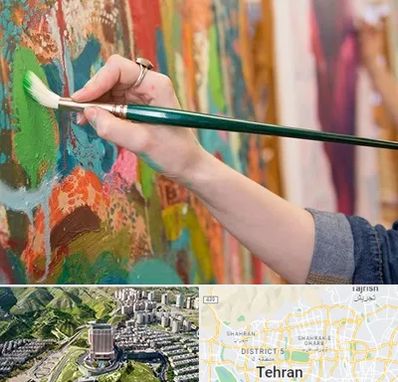 استاد نقاشی در شمال تهران 