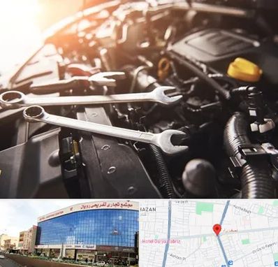 تنظیم موتور در نصف راه تبریز