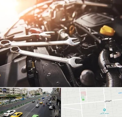 تنظیم موتور در خیابان دامپزشکی