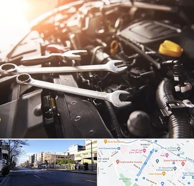 تنظیم موتور در خیابان ملاصدرا شیراز 