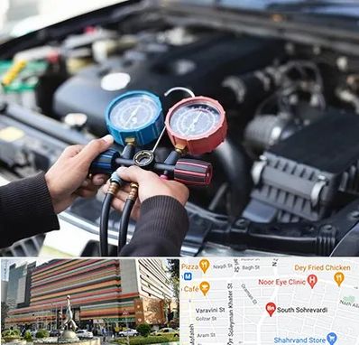 شارژ کولر خودرو در سهروردی 