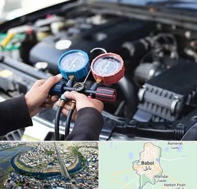 شارژ کولر خودرو در بابل