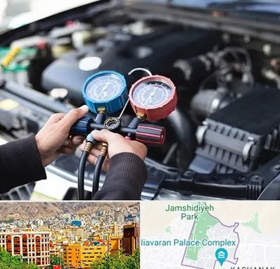 شارژ کولر خودرو در نیاوران 