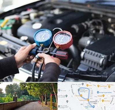 شارژ کولر خودرو در بلوار گیلان رشت 