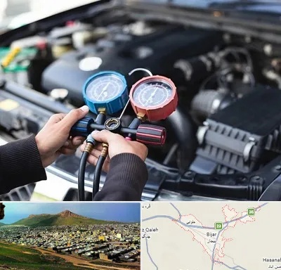 شارژ کولر خودرو در بیجار