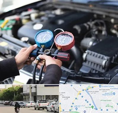 شارژ کولر خودرو در قدوسی شرقی شیراز 