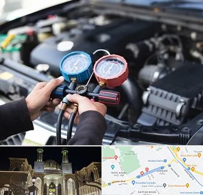 شارژ کولر خودرو در زرگری شیراز 