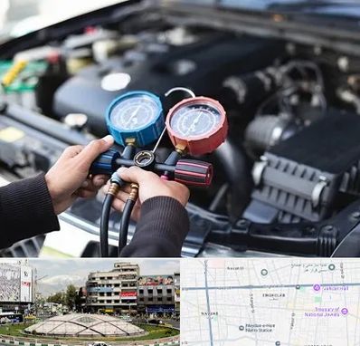 شارژ کولر خودرو در مرکز تهران