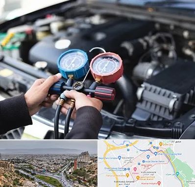 شارژ کولر خودرو در معالی آباد شیراز 