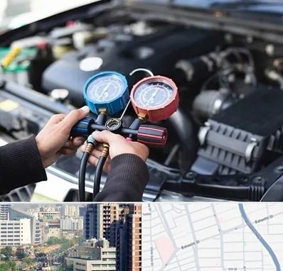 شارژ کولر خودرو در خیابان بهشتی