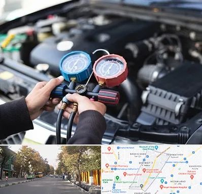 شارژ کولر خودرو در شریعتی 