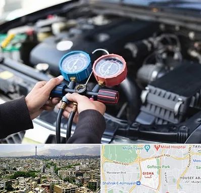 شارژ کولر خودرو در گیشا 