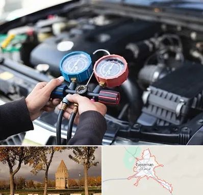 شارژ کولر خودرو در تویسرکان