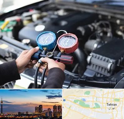 شارژ کولر خودرو در غرب تهران 