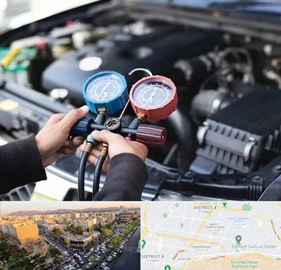 شارژ کولر خودرو در تهرانپارس 