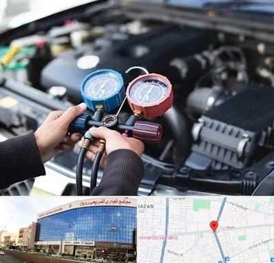 شارژ کولر خودرو در نصف راه تبریز