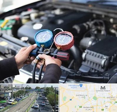 شارژ کولر خودرو در جنوب تهران 