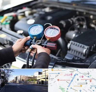 شارژ کولر خودرو در خیابان ملاصدرا شیراز 