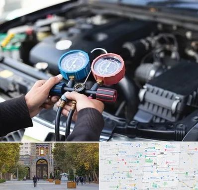 شارژ کولر خودرو در منطقه 12 تهران 