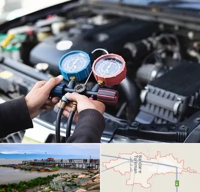 شارژ کولر خودرو در بندر ترکمن