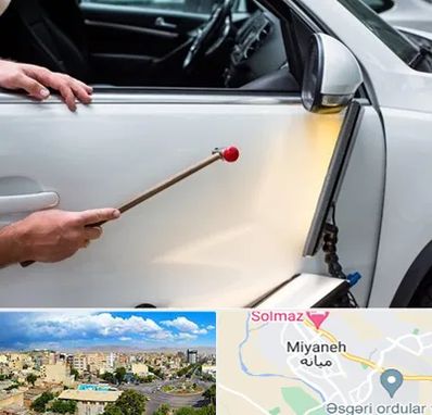 صافکاری بدون رنگ در میانه