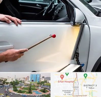 صافکاری بدون رنگ در ونک 