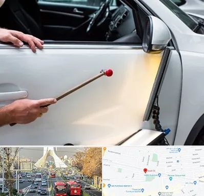 صافکاری بدون رنگ در خیابان آزادی 