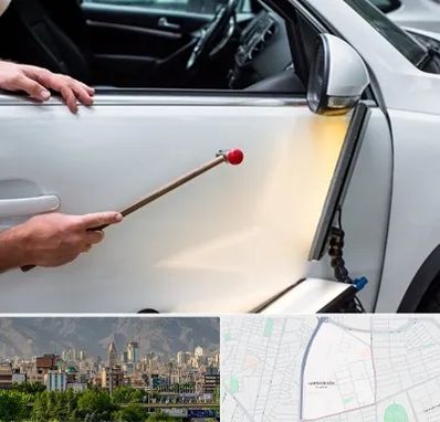 صافکاری بدون رنگ در جمشیدیه