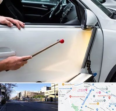 صافکاری بدون رنگ در خیابان ملاصدرا شیراز 