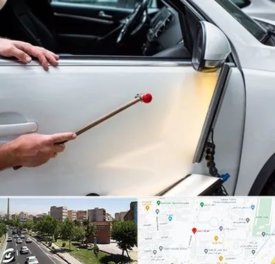 صافکاری بدون رنگ در شهرک آزمایش 