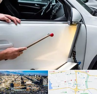 صافکاری بدون رنگ در شهرک راه آهن 