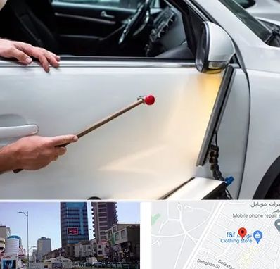 صافکاری بدون رنگ در چهارراه طالقانی کرج 