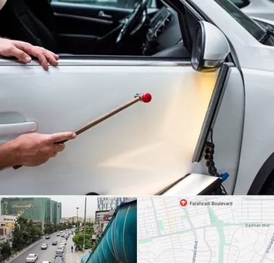 صافکاری بدون رنگ در بلوار فرحزادی