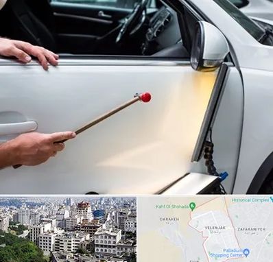 صافکاری بدون رنگ در ولنجک 