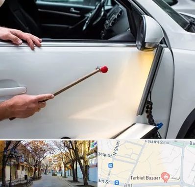 صافکاری بدون رنگ در تربیت تبریز