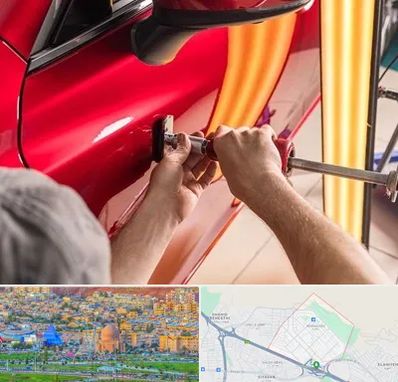 صافکاری با دستگاه مکش در رشدیه تبریز