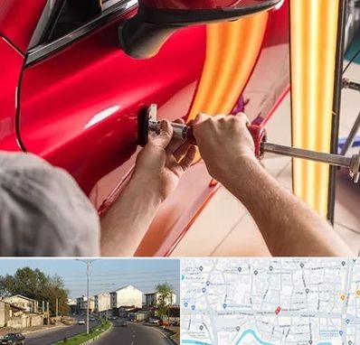 صافکاری با دستگاه مکش در ضیابری رشت 