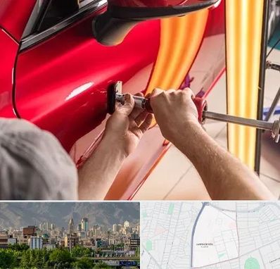 صافکاری با دستگاه مکش در جمشیدیه