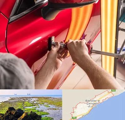 صافکاری با دستگاه مکش در بندرلنگه