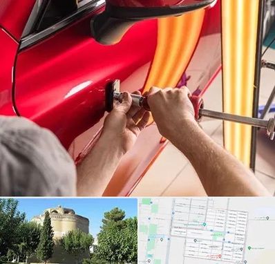 صافکاری با دستگاه مکش در مرداویج اصفهان 