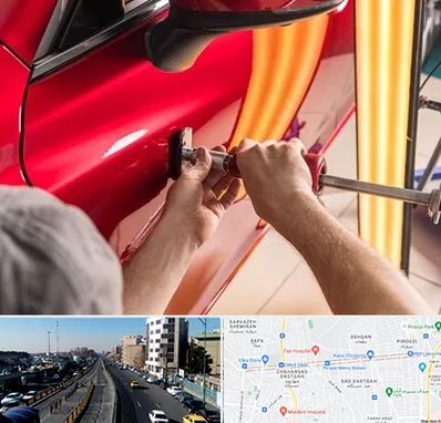 صافکاری با دستگاه مکش در پیروزی 