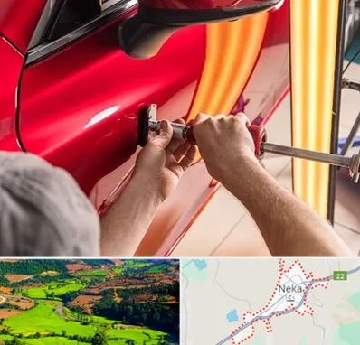 صافکاری با دستگاه مکش در نکا